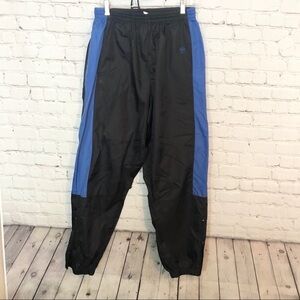 Blue and Black Track Windbreaker Pants Size XL